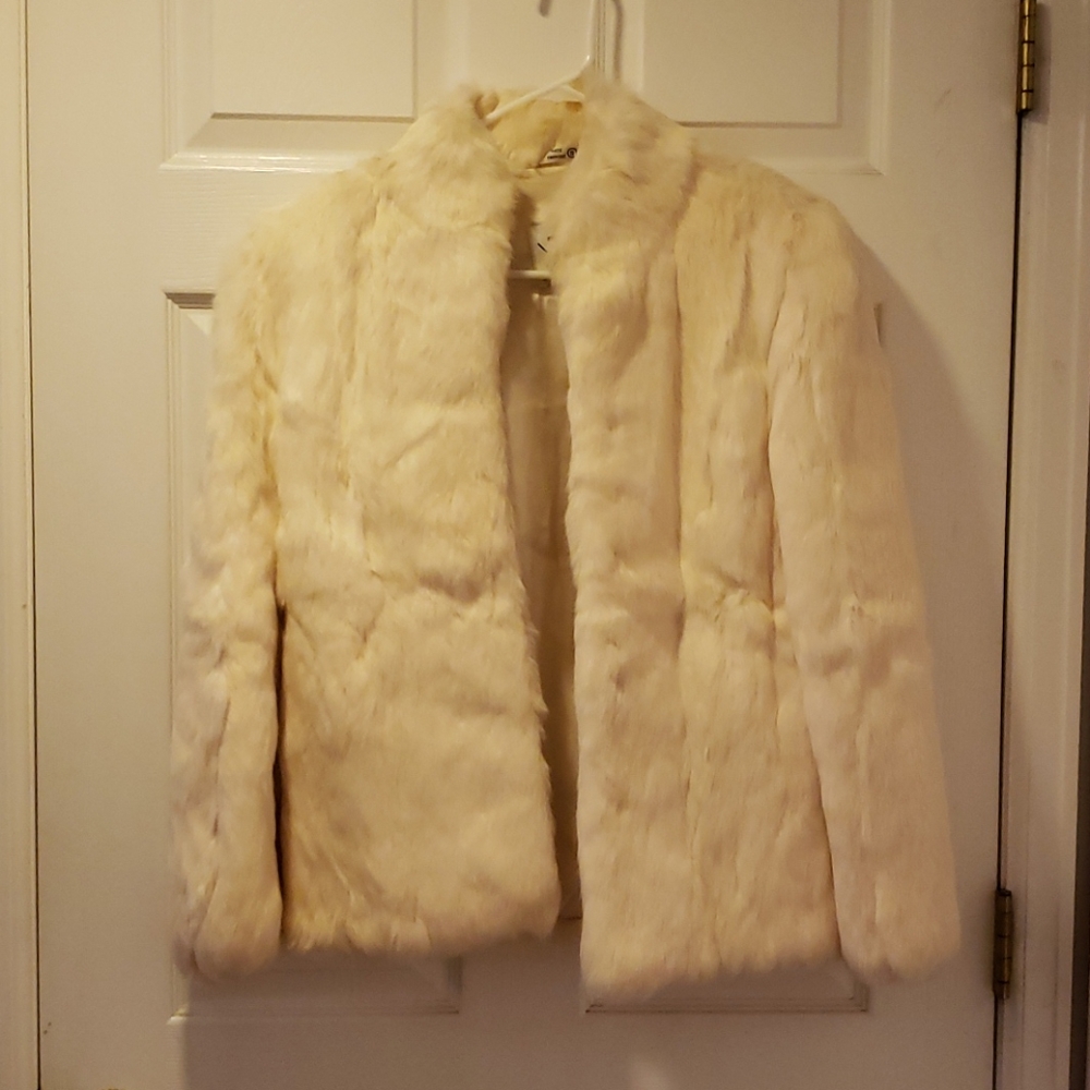 B B Dakota Rabbit Jacket - needs repairs